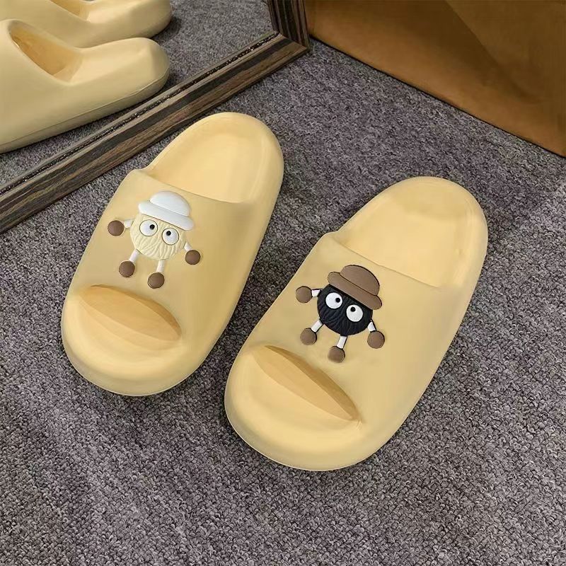 EVA 빵 슬리퍼 작은 석탄 남자-노란색