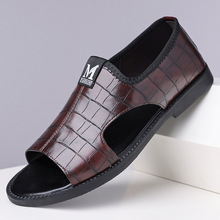 男士凉鞋2026新款男款沙滩鞋罗马凉鞋男休闲跨境外贸大码48码男士