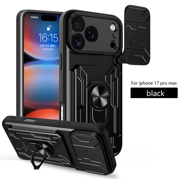 Lijia Is Suitable for Zte Blade A56 Mobile Phone Case, Car Magnetic Suction A35E Ring Holder, A75 Anti-Fall Protective Case