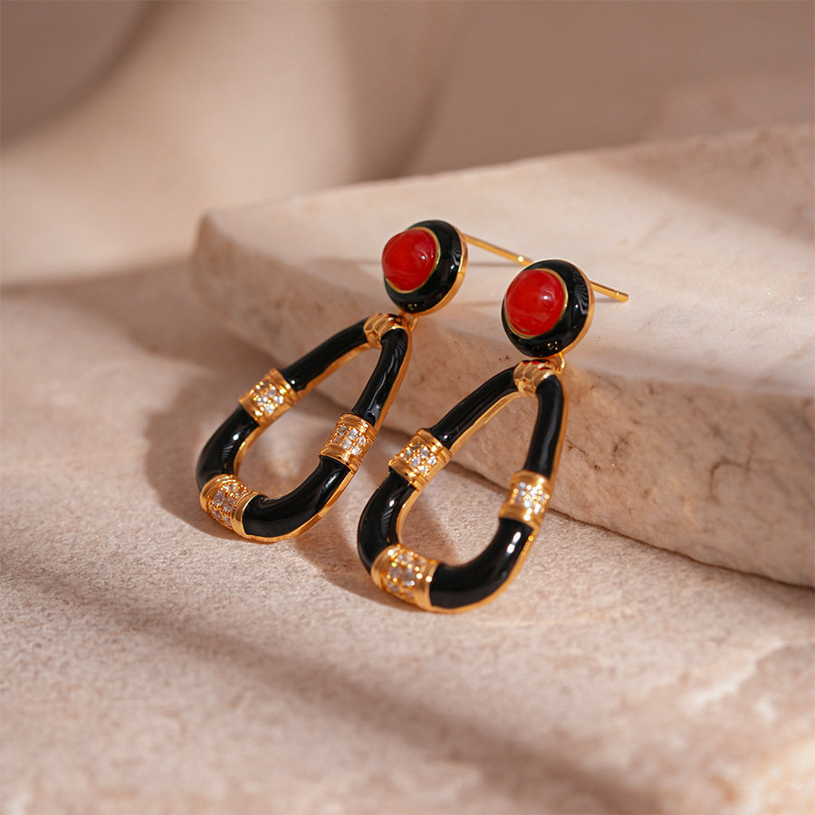 69# silver needle-gold-black-water drop