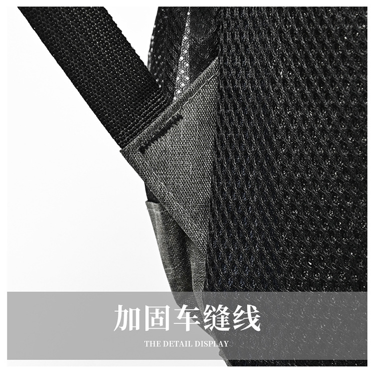 Cross-border Solid Color Business Backpack New Large Capacity Student School Bag Fashion Minimalist Outdoor Travel Casual Shoulder Backpack