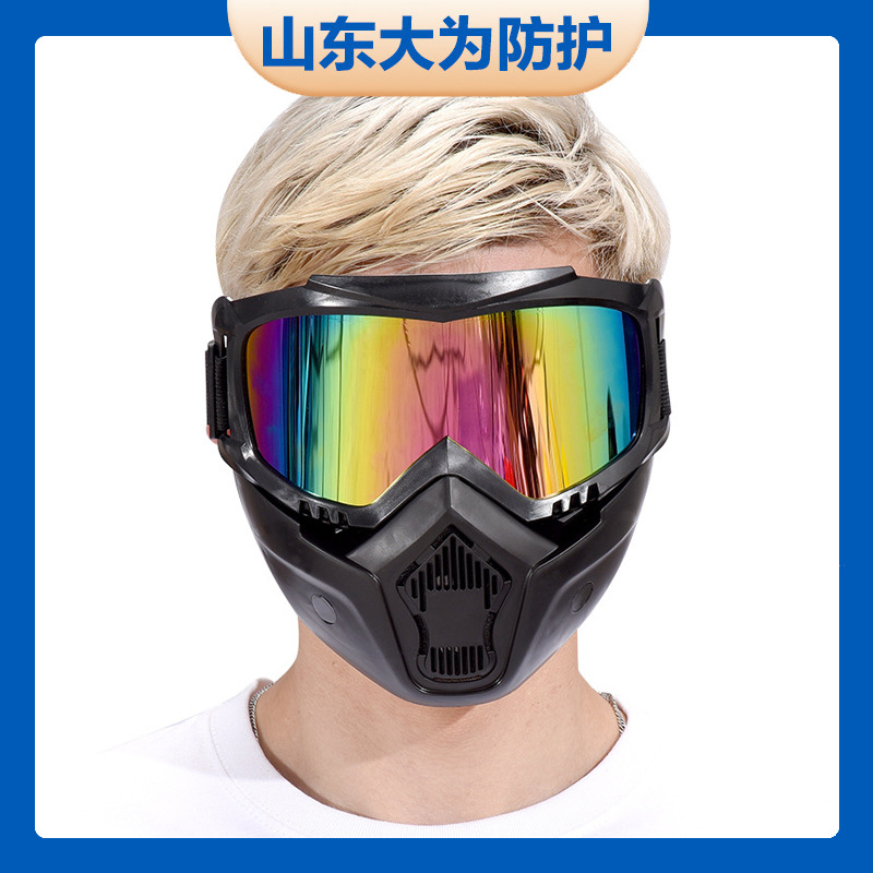 Máscaras de gafas Harley a prueba de polvo a prueba de polvo industrial a prueba de tormentas de arena a prueba de tormentas de arena máscaras protectoras faciales