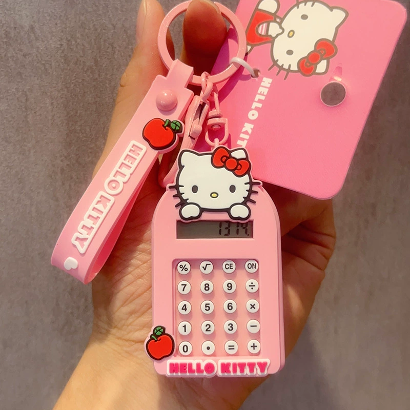 Плюшевый брелок Sanrio Hello Kitty, оригинал, мягкая подвеска 11×7.5 см, коллекционный талисман