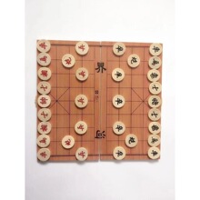 批发木盒中国象棋棋盘实木儿童小学生象棋套装可折叠便携玩具相棋