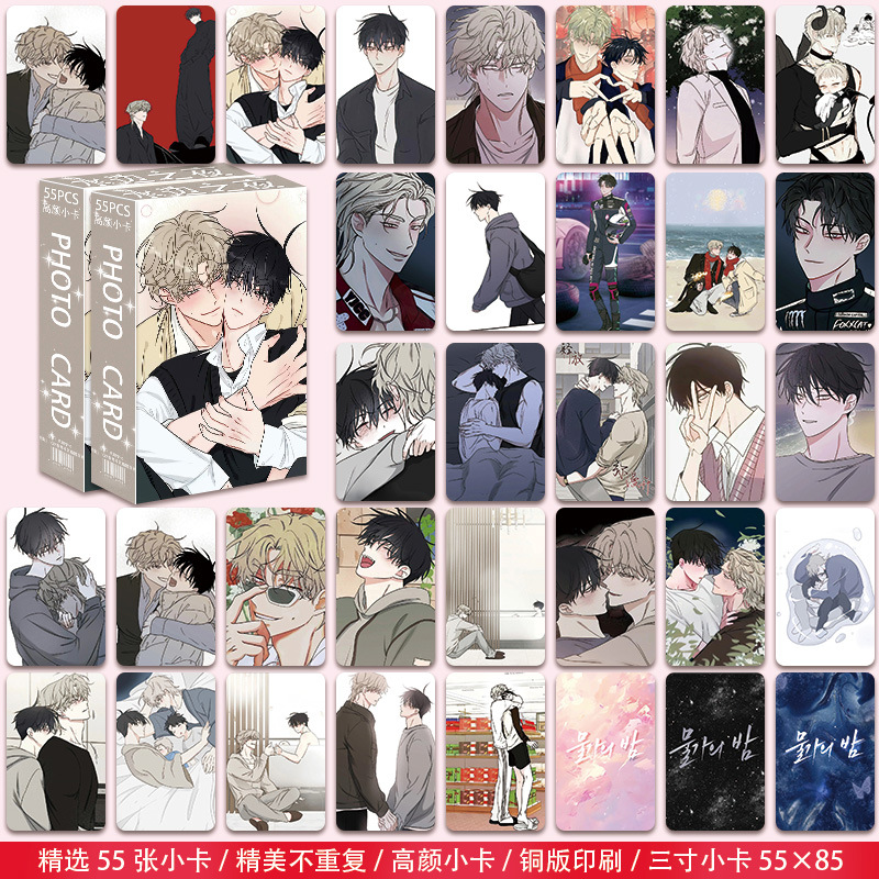 해변의 밤 하이룩 포토카드 55장/박스