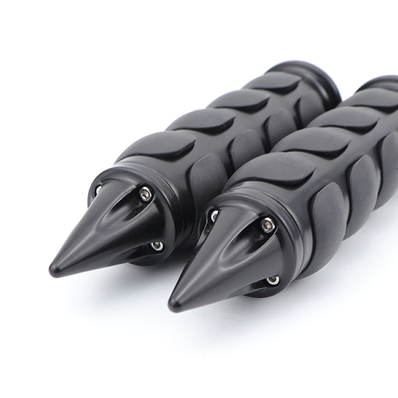 Retro Harley handle cover motorcycle modification accessories pointed zinc alloy grip car handle glue 25MM without help