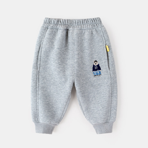Dudu's Baby Thermal Thick Pants Winter Children's Long Pants Winter Outfit Boys' Sports Pants Girls' Casual Sweatpants