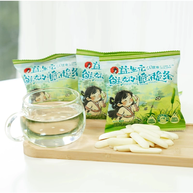 茶颜悦色 Fresh milk crispy bars 20g prebiotics 0 sucrose bagged office snacks children's snacks