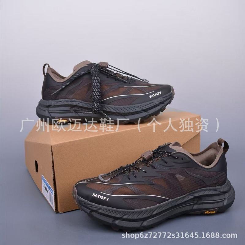 クロスボーダー ランニング シューズ Satisfy x HOKA Mafate Speed 4 Mafate 4 メンズおよびレディース スポーツ シューズ|undefined