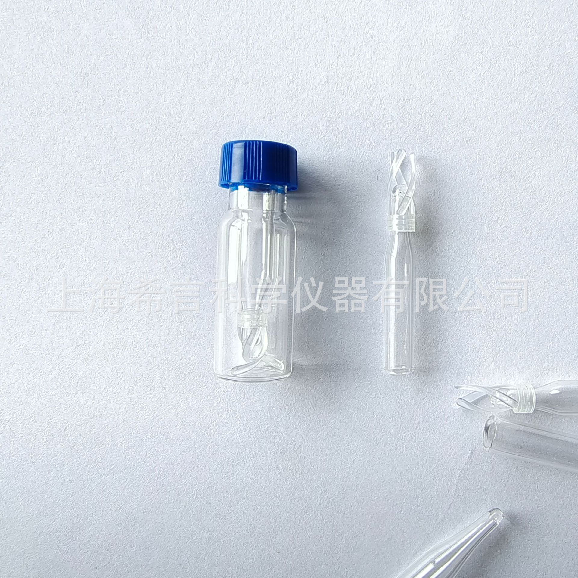 HSY1001-0036气相色谱20mL透明顶空进样瓶22.5*75mm钳口平底