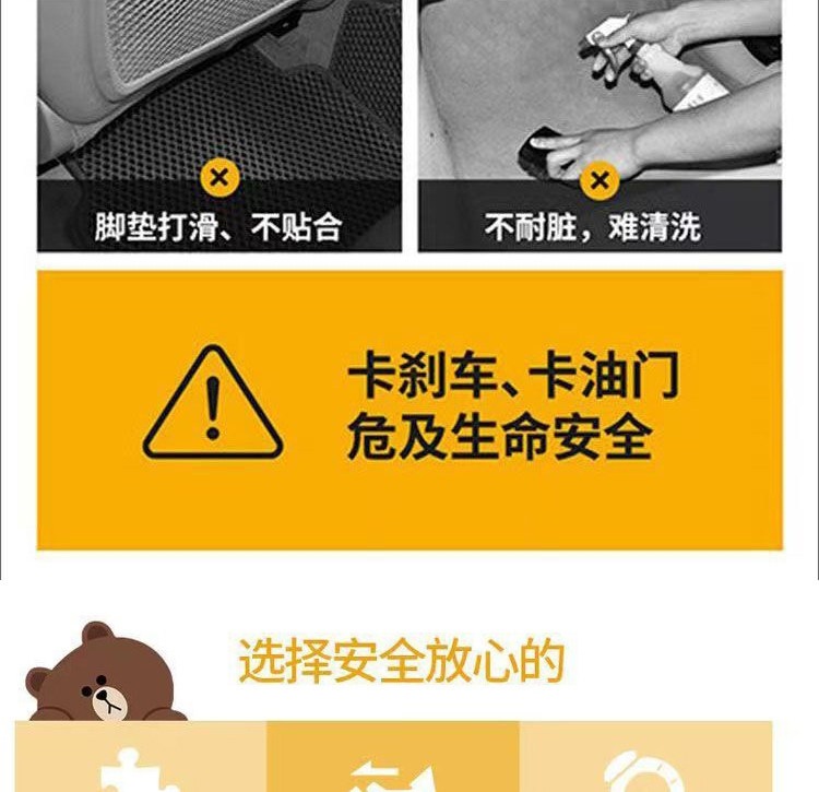 Suitable for car floor mats, universal for four-seater vehicles, driver's side carpet, luxury floor mat, single-layer anti-dirt and anti-slip protective mat