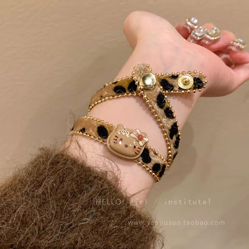 甜美可爱HelloKitty凯蒂猫手链女轻奢爆款卡通手串小众高级感手饰|undefined