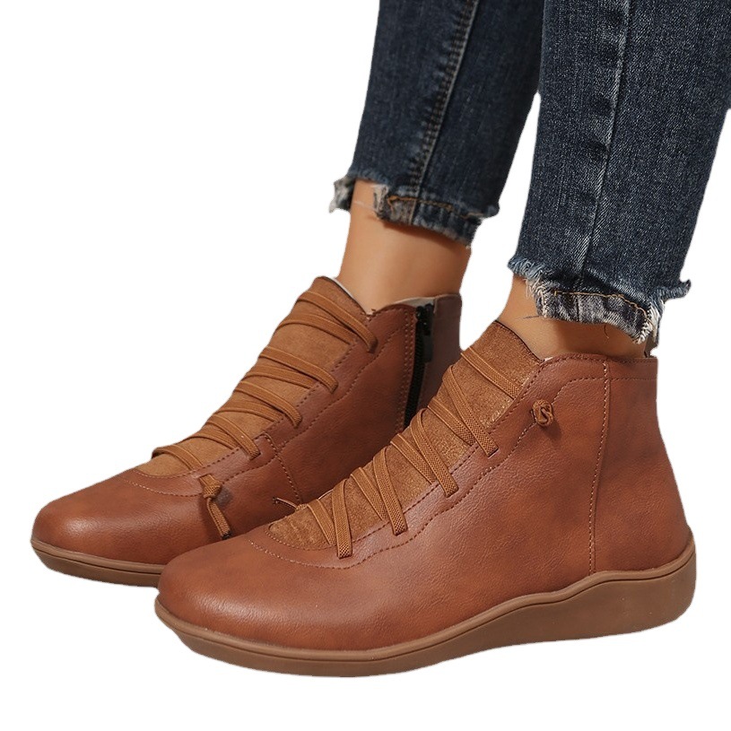 Transfronteriza europea y americana 2022 otoño e invierno nuevas botas de mujer más tamaño casual botas cortas botas de mujer estación independiente amazon deseo