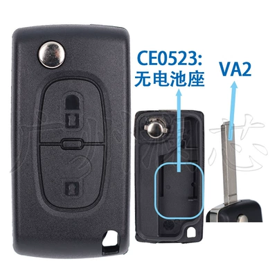 Shell Car Key Shell – Car Keys - key-shell-2-key-ce0523-va2
