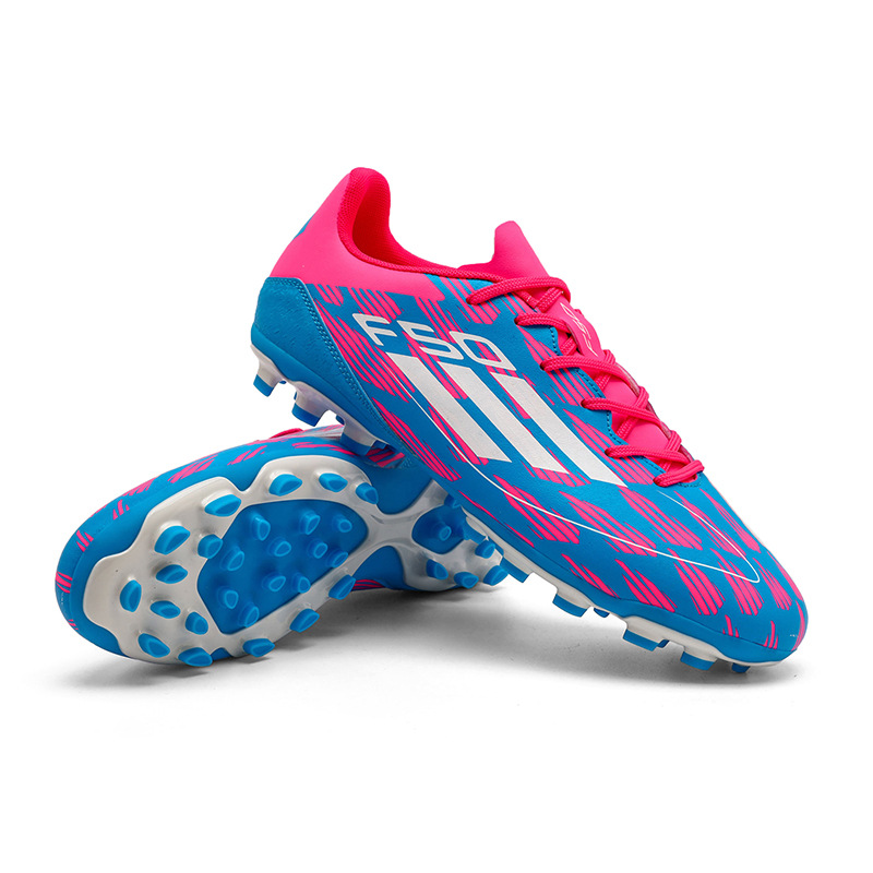 Nuevos zapatos de fútbol en polvo para niños, niños, niñas, adolescentes, adultos, uñas largas, uñas rotas, zapatos de entrenamiento para estudiantes de primaria y secundaria