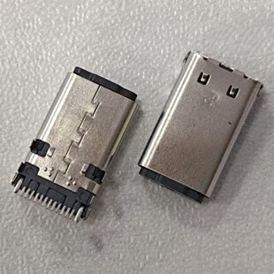 TYPE-C���^24P�NƬ�p�Ű�����4�_����LL=13.18mm�����_�B����USB