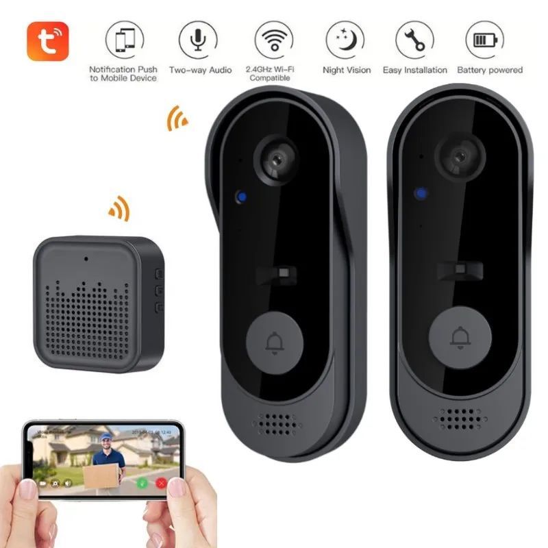 Tuya WIFI Camera Doorbell HD Video Intercom Outdoor Wireless