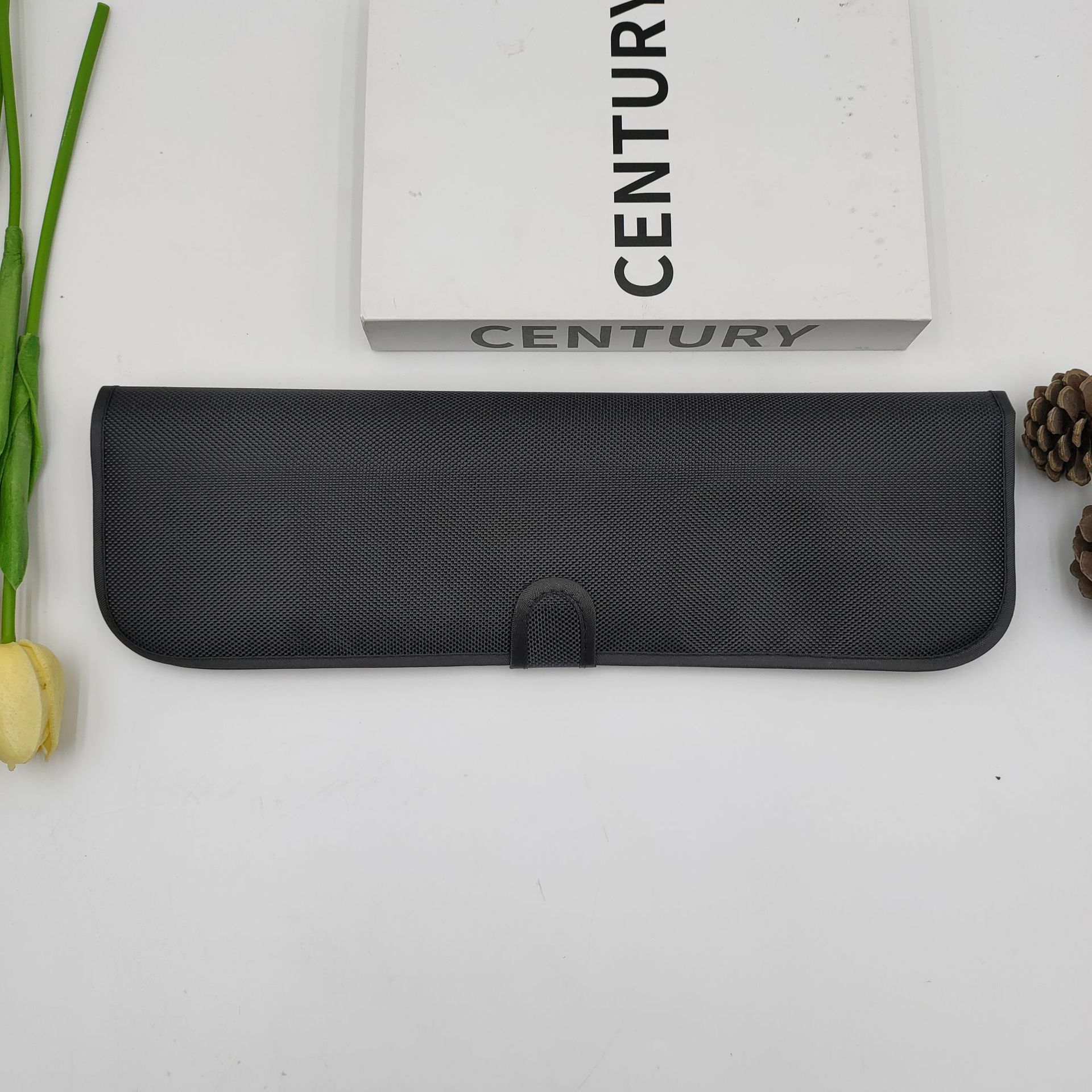 En stock rizador de pelo liso anti-escaldado bolsa plancha de pelo resistente a altas temperaturas anti-escaldado bolsa de almacenamiento peine eléctrico plegable bolsa de almacenamiento