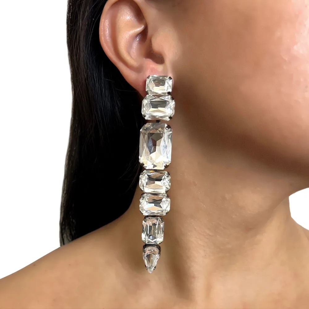 Traje de joyería europea y americana de alta calidad de tres piezas collar exagerado anillo ajustable accesorios conjunto de joyería femenina