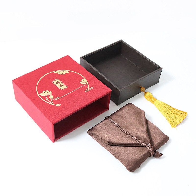 传承手镯盒 古法流苏高档礼盒手镯首饰盒抽屉式礼盒玉石礼品包装