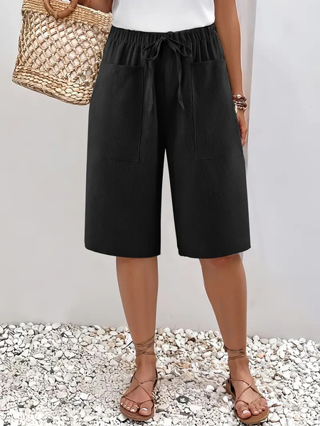 summer solid shorts