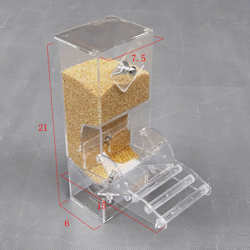 Yuedi Bird Cage Materials Parrot Cup Cup Food Birds Food Cup Anti -sprinkle Cup Bird Automatic Feed 2