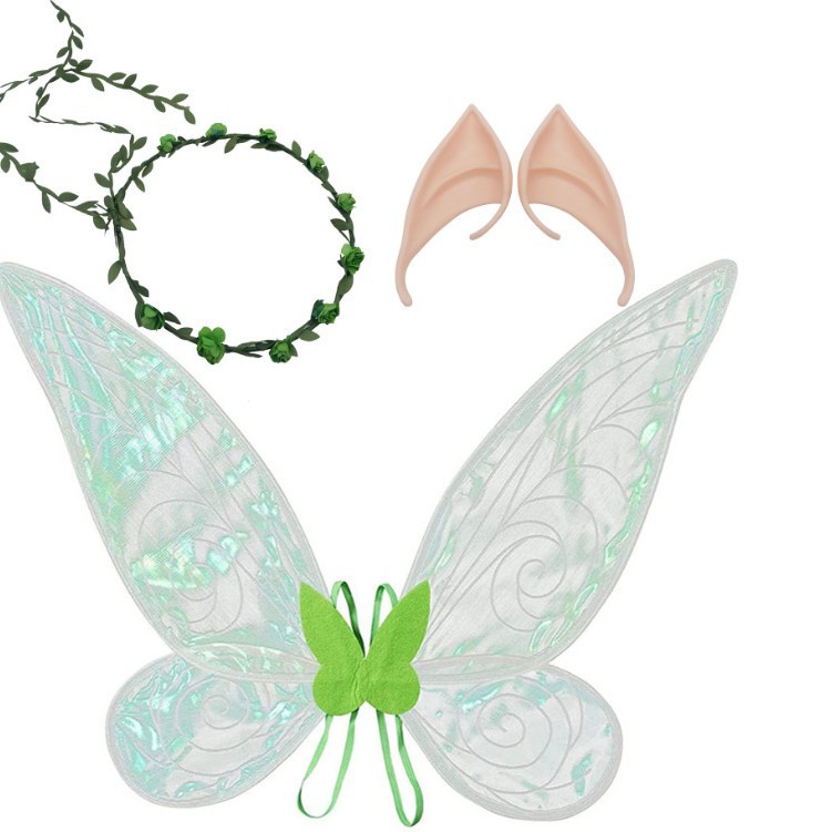 De los niños de la mariposa elfo alas Ángel Festival party Dress Up props varita mágica chica rendimiento decoración traje