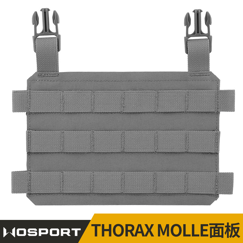 Wosport Plug-In Installation, Diverse Mounting, Suitable for Thorax Specification Tactical Vest Molle Panel