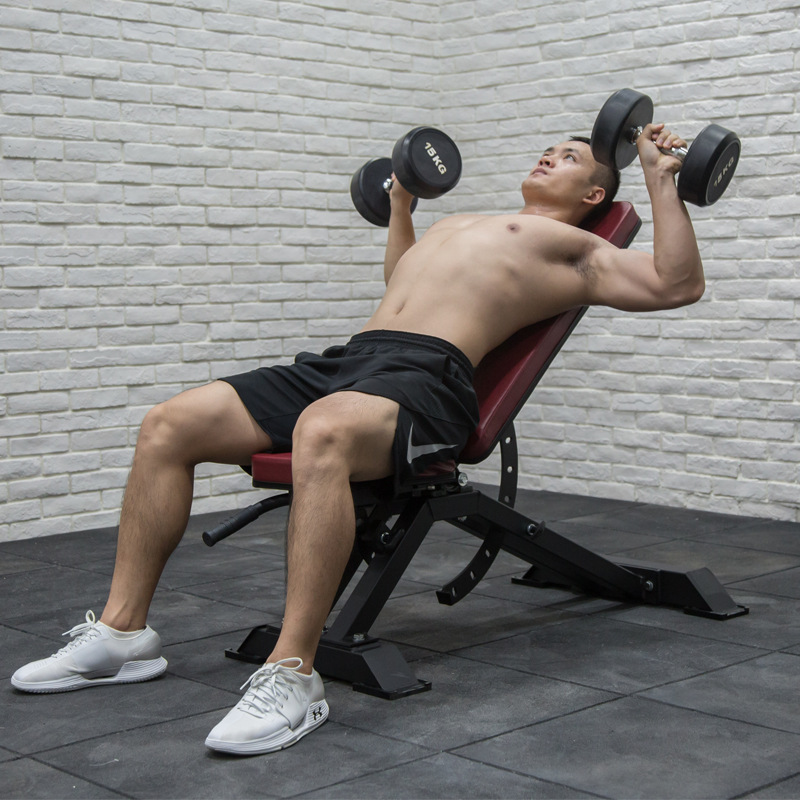 Banco de pesas ajustable profesional, espesor 3,0 cm, para gimnasio y entrenamiento comercial