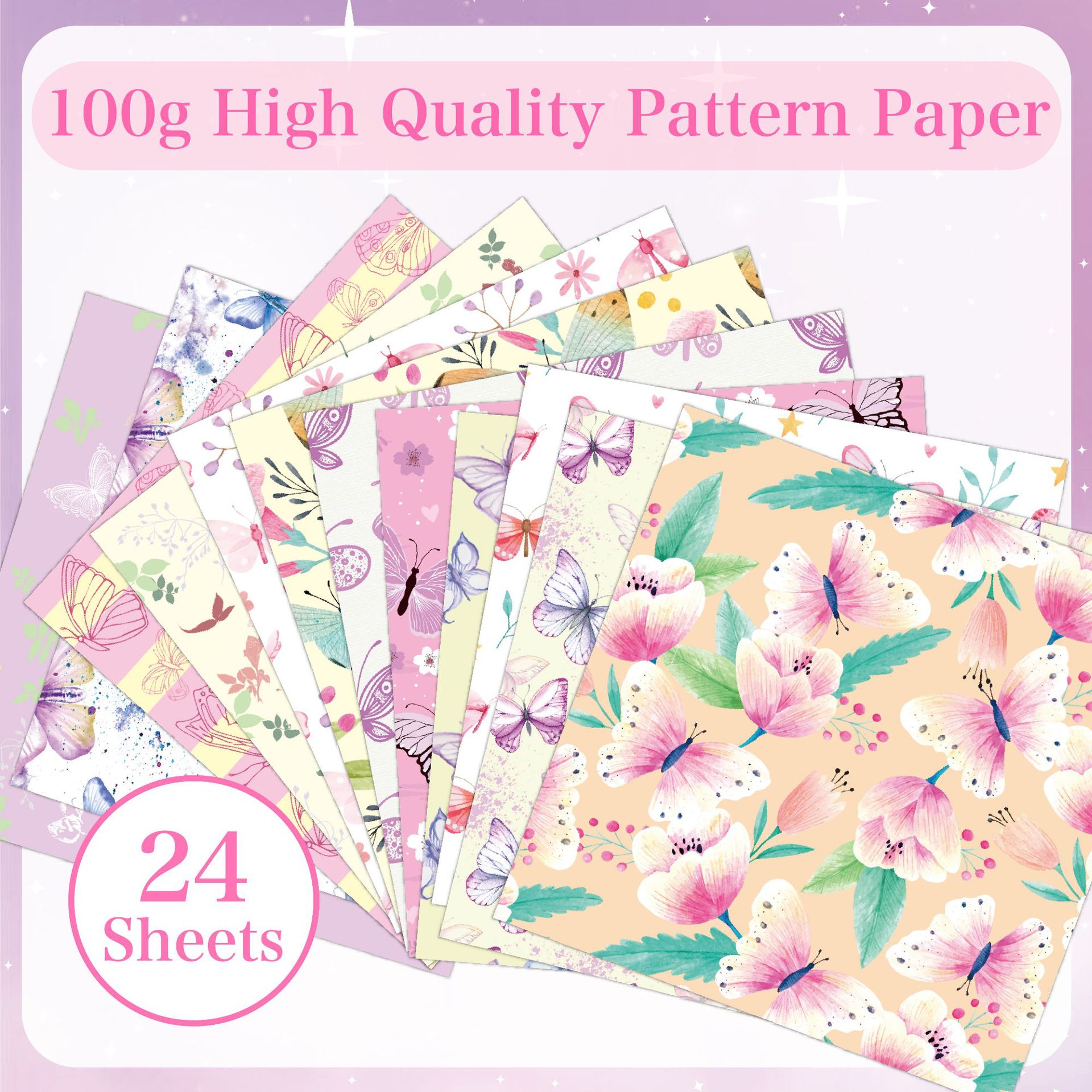 Amazon 30x30cm scrapbook paper 24 pieces of floral color origami…