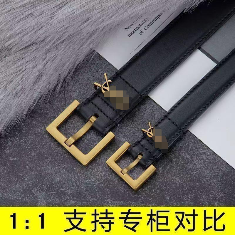 Yang Shulin Genuine Leather Casual Belt Versatile Women's Fashion Belt Decoration Ins Dress New Style Jeans Yang Shulin Genuine Leather Casual Belt Versatile Women's Fashion Belt Decoration Ins Dress New Style Jeans