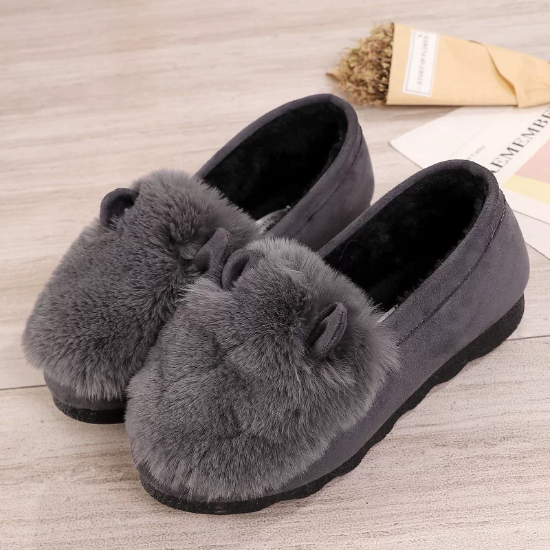 Fleece-Lined Warm Shoes...
