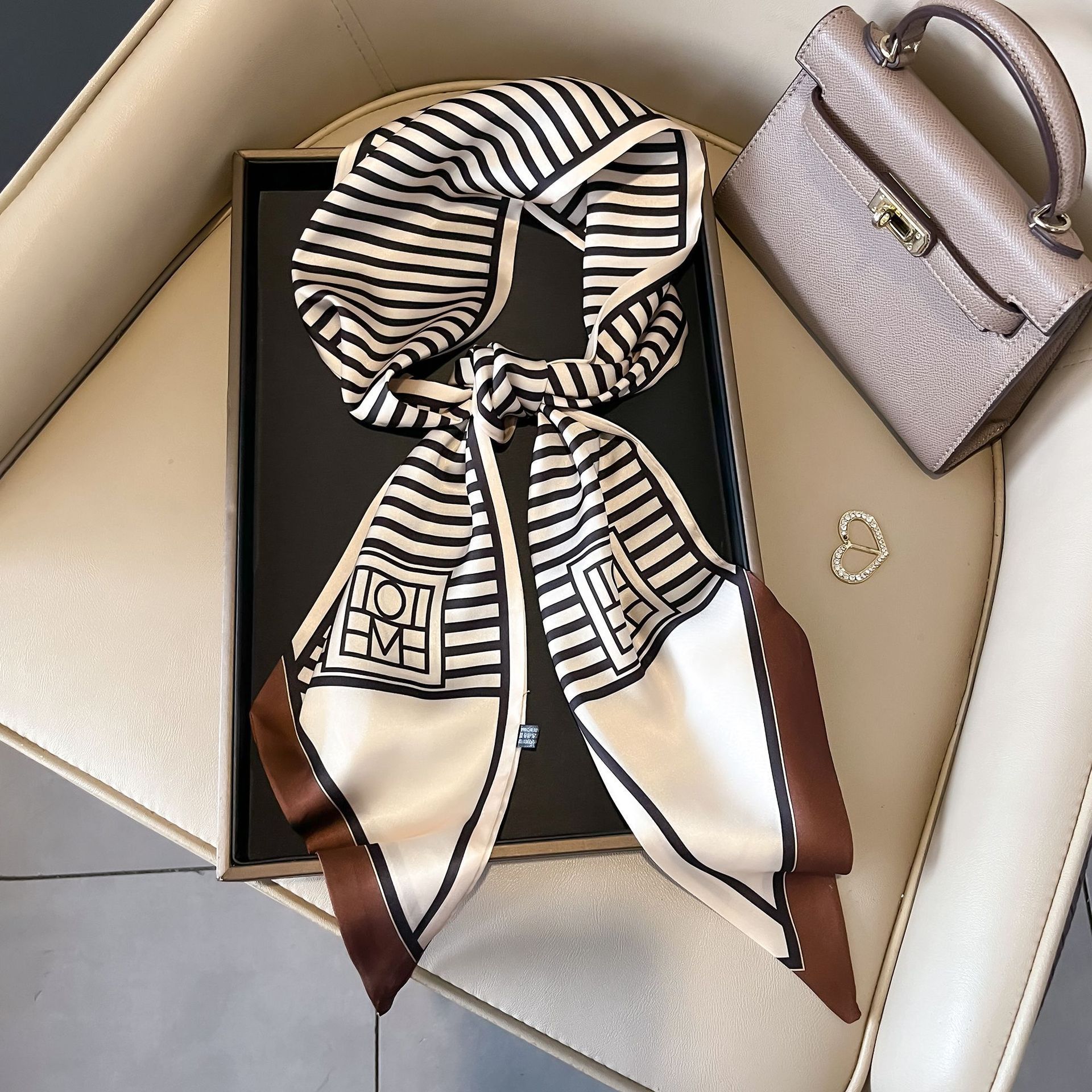 Nuevo caju pequeño cinturón de bufandas onduladas caju multifuncional cinturón de pelo de alta calidad bufandas profesionales