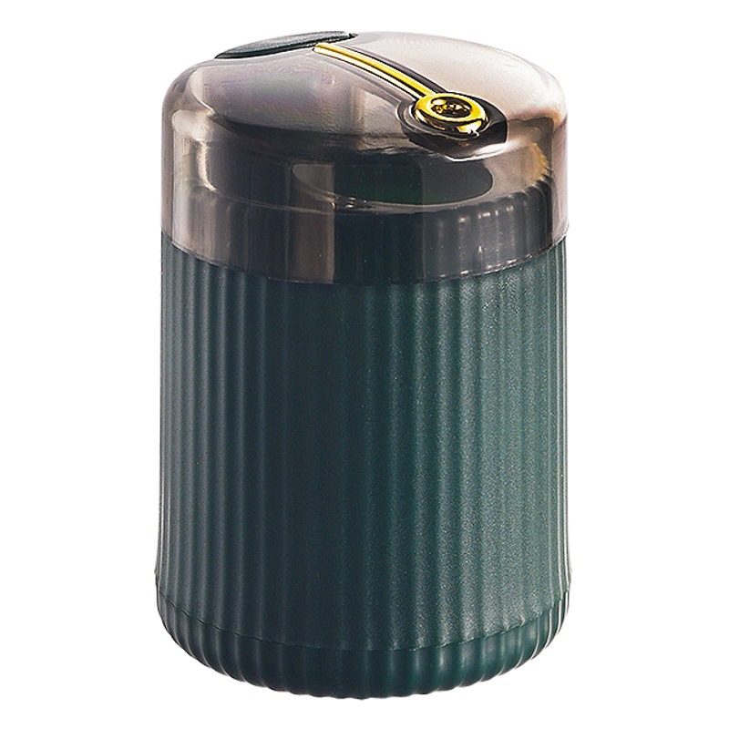 Modern Press Type Automatic Toothpick Box Transparent Toothpick Cans Light Luxury Household Convenient Toothpick Cage Creative Simple