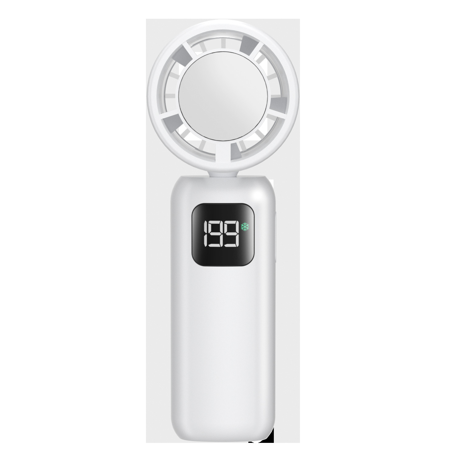 Ventilador de hielo de mano dormitorio de estudiantes al aire libre portátil recarga larga duración escritorio silencioso mini ventilador plegable