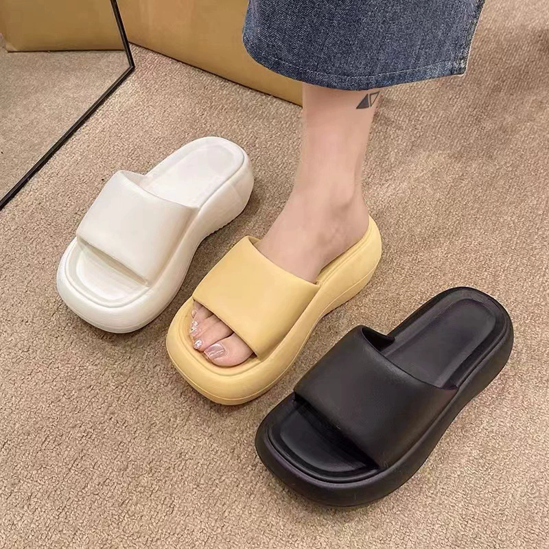 Толстая подошва тапки женские туфли новый водонепроницаемый стол EVA модный стиль