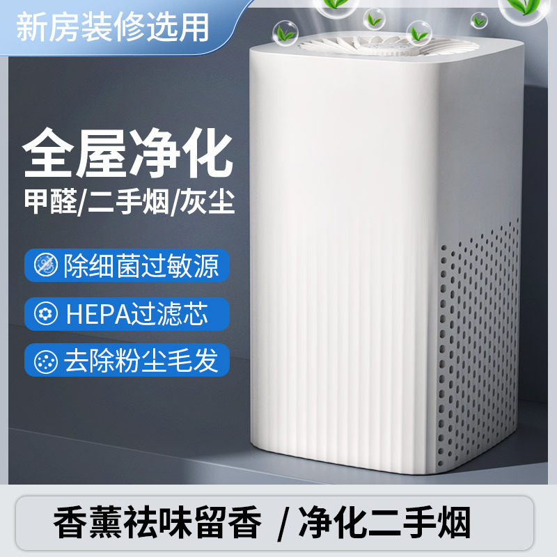 HEPA滤芯除甲醛车载家用二合一空气净化器USB便携用遍车内卧室|undefined