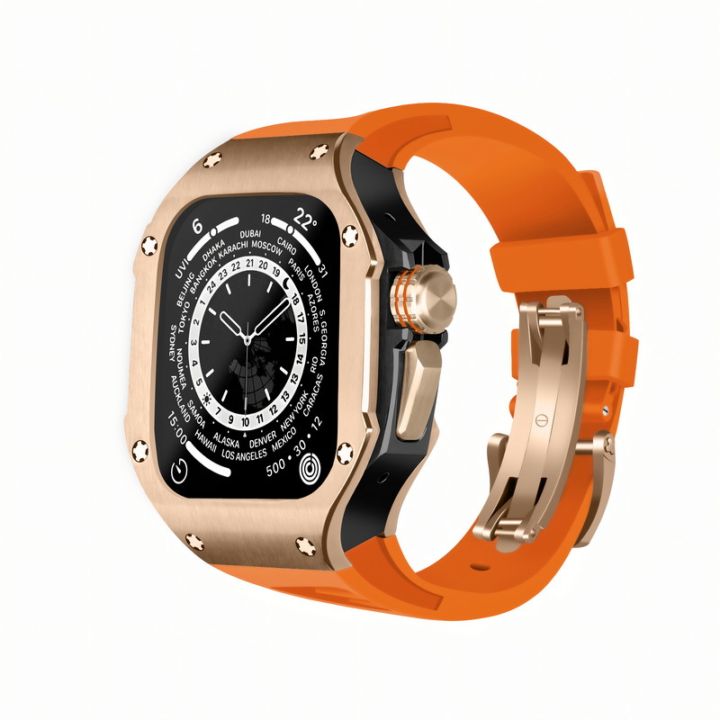 Para iwatch ultra49 reloj correa de Apple Correa protectora Shell 316L Acero inoxidable Richard cambiado al traje