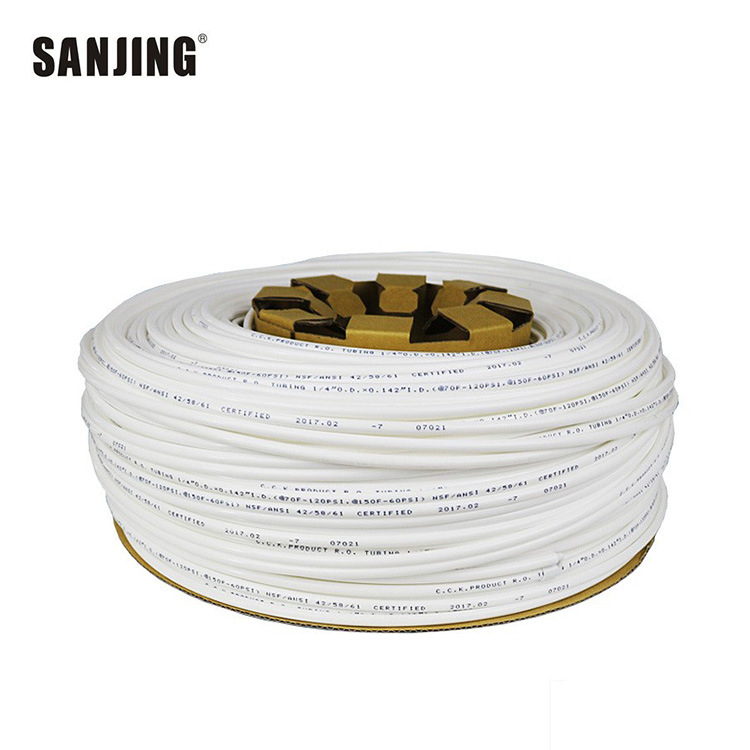 9.5mm3 puntos CCK tubería de agua de grado alimenticio PE manguera purificador de agua máquina de beber directa RO tubería en stock al por mayor