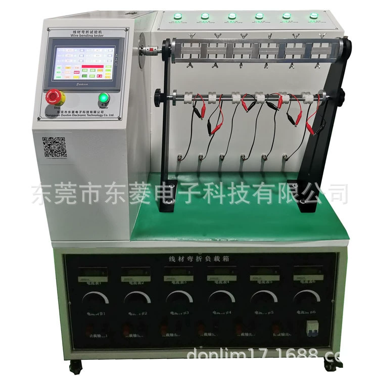 90-градусная испытательная машина для изгиба с импульсной машиной для изгиба проволоки с нагрузкой, испытательная машина для изгиба проволоки Dongling Electronics