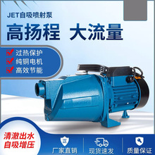 自吸水泵喷射泵家用高扬程压力罐增压泵水塔供水泵井水自吸泵220v