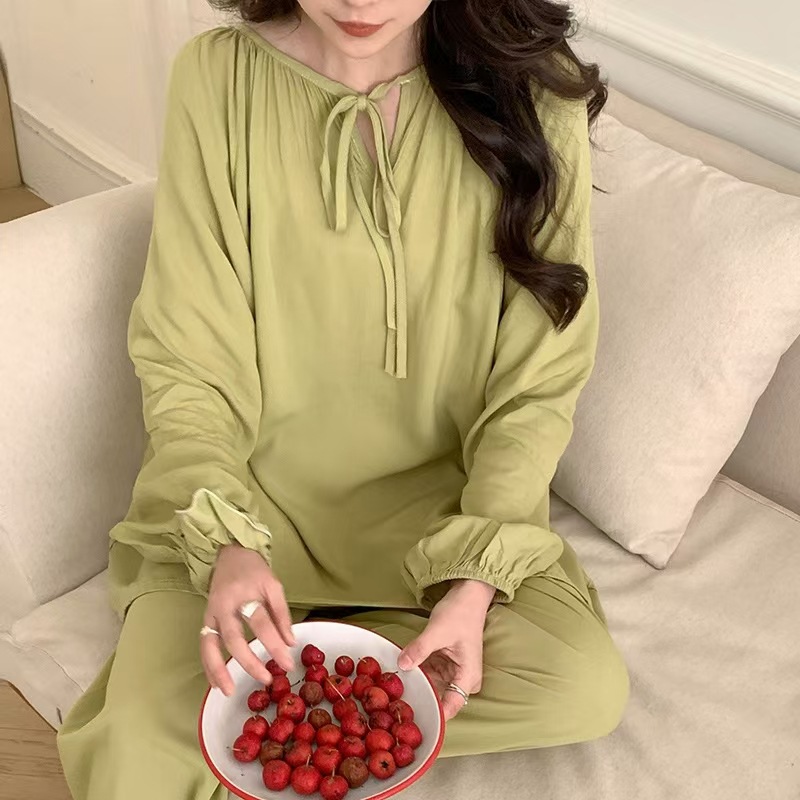 HX2421 대형슈트+머리끈-과일그린