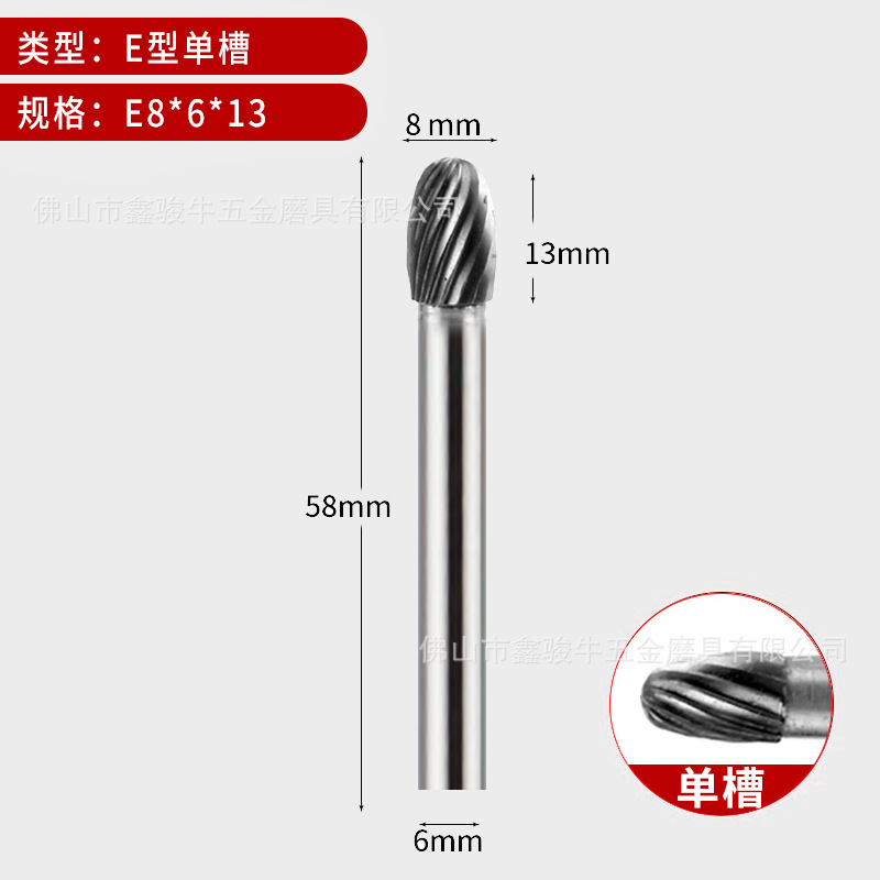 Fresa rotativa de tungsteno
