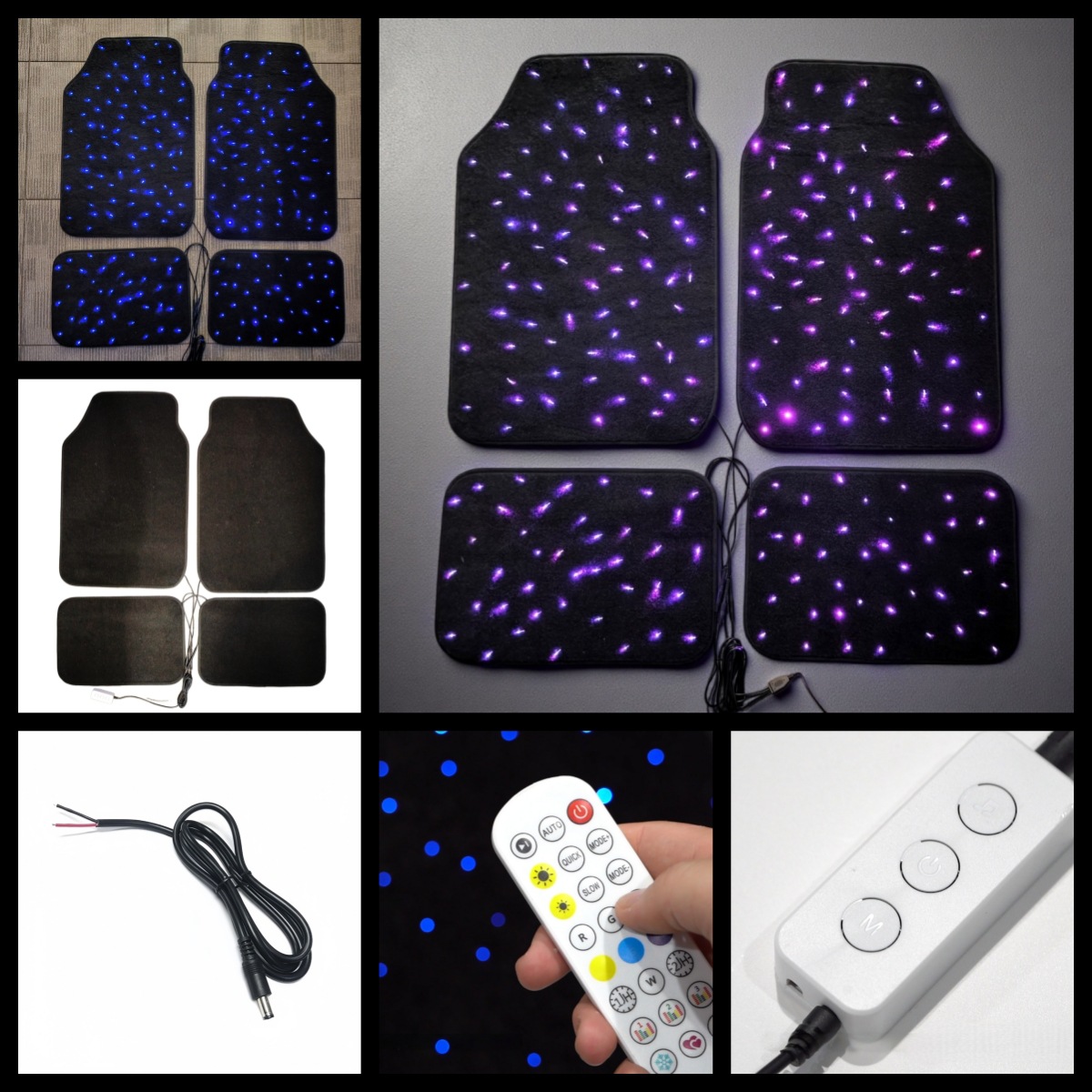 �ļ��ᱡ�͹��˷��������ŵ�Starlight Fiber Optic car rugs mat
