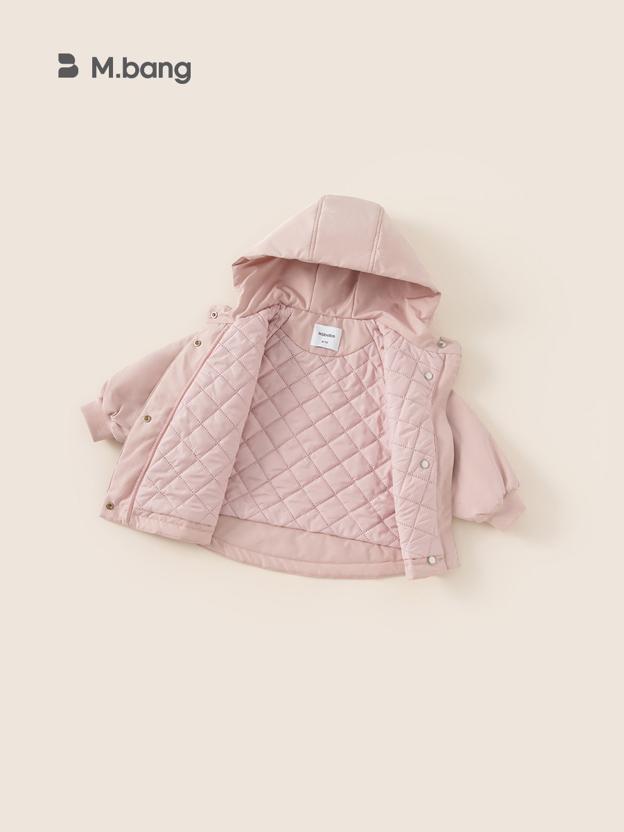 Yoobao ropa infantil chaqueta de niña invierno nuevo estilo extranjero ropa de niños gruesa moda calentamiento chaqueta de niña encapuchada