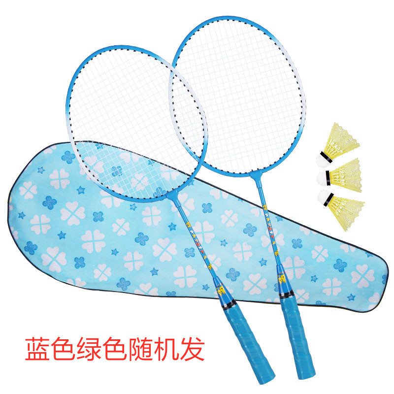 Raqueta de bádminton para niños jardín de infantes bádminton doble raqueta bebé juguetes deportivos al aire libre fábrica de raquetas para niños