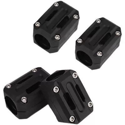 Universal motorcycle 22/25/28mm diameter anti-fall rubber bumper anti-fall block anti-collision protective rubber decorative block