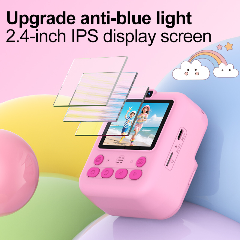 Nueva cámara de impresión DIYS5 Photodex HD frente y detrás de la cámara de impresión dual puede grabar video
