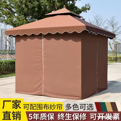 Çadırlar — garden villa courtyard awning - 55-m-bold-no-cloth-column-10cm-default