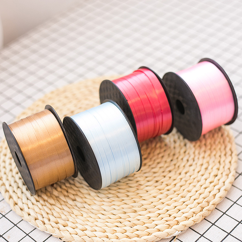 Wedding celebration decoration balloons ribbons new house decoration balloon tying ropes gift wrapping colorful ribbons 100 yards